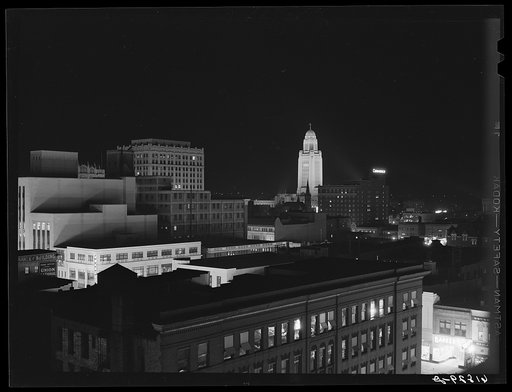 Lincoln, Nebraska. State capitol in background
