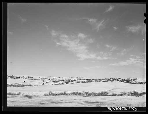 The Pine Ridge area. Southwest South Dakota