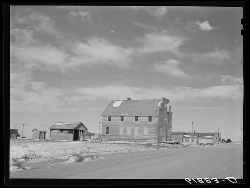 Abandoned hotel. Batesland, South Dakota