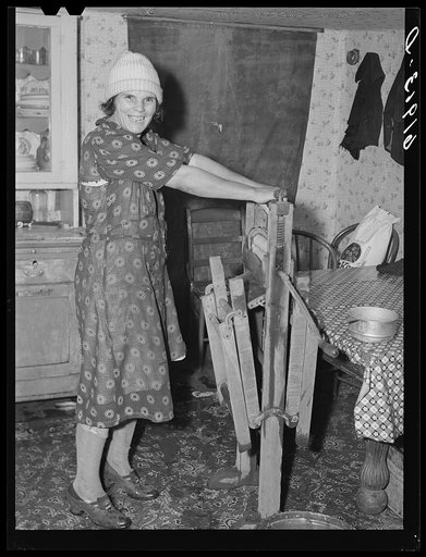 Wife of day laborer. Scioto Marshes, Hardin County, Ohio