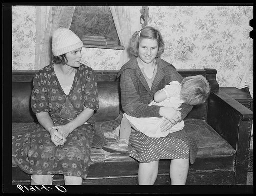 Wife and daughters of day laborers. Scioto Marshes, Hardin County, Ohio