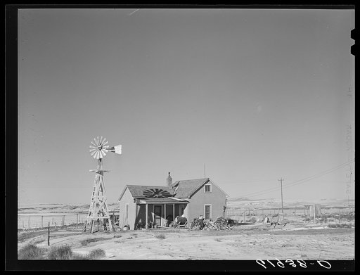 Farmhouse in northwest Nebraska. Sheridan County