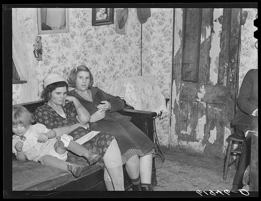 Wife and daughters of agricultural day laborer. Scioto Marshes, Hardin County, Ohio. This family came originally from Kentucky