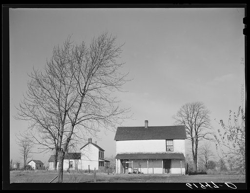 Old farmhouses. Scott County, Kentucky