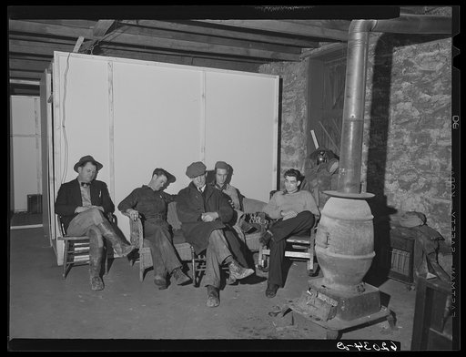 Mr. Tilly lets men sit around the store all night. Radford, Virginia