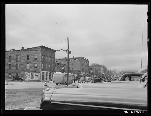 Main street of Radford, Virginia