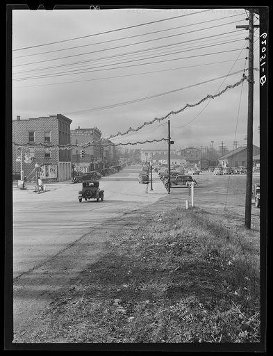 Main street of Radford, Virginia