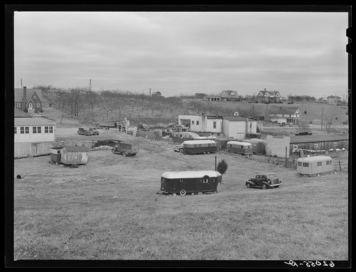 Trailer camp. Radford, Virginia