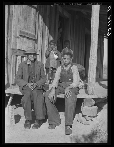 Sharecropper and son. Etowah County, Alabama