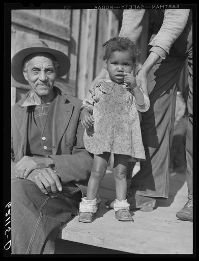 Untitled photo, possibly related to: Sharecropper and son. Etowah County, Alabama