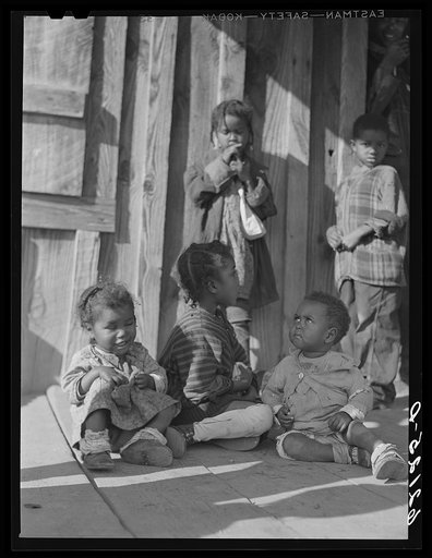 Untitled photo, possibly related to: Front porch of sharecropper home. Etowah County, Alabama
