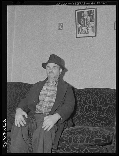 Unemployed steelworker. Ambridge, Pennsylvania