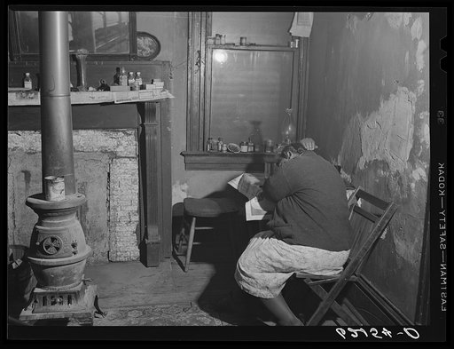 Apartment occupied by steelworker and family. Aliquippa, Pennsylvania