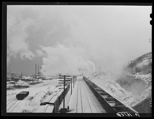 Freight yards entering Aliquippa, Pennsylvania