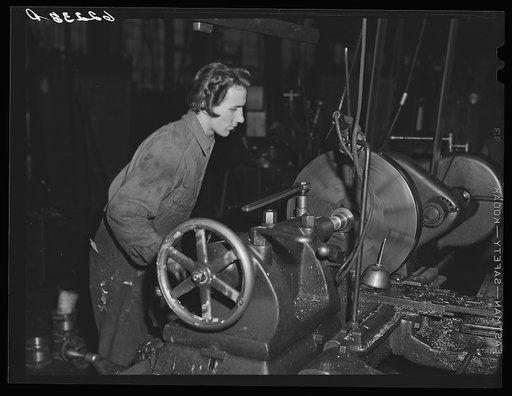 Untitled photo, possibly related to: Machine shop. Keystone Drilling Company, Beaver Falls, Pennsylvania