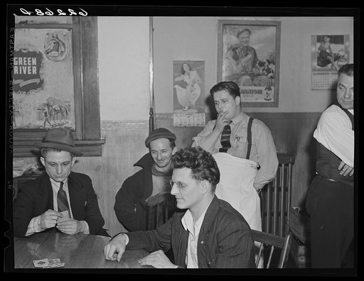 Untitled photo, possibly related to: Bartender at Czecho-Slovak Dramatic Club. Ambridge, Pennsylvania