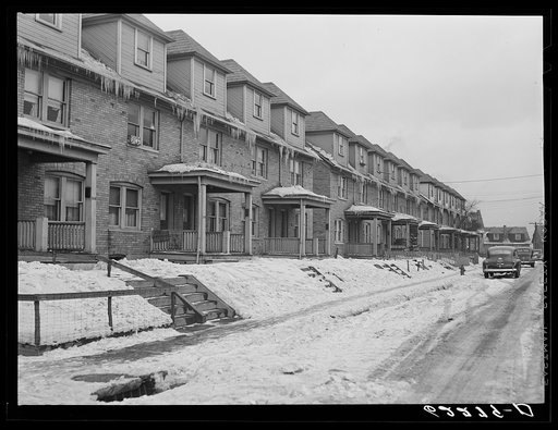 The "bricks." Company houses, Aliquippa, Pennsylvania