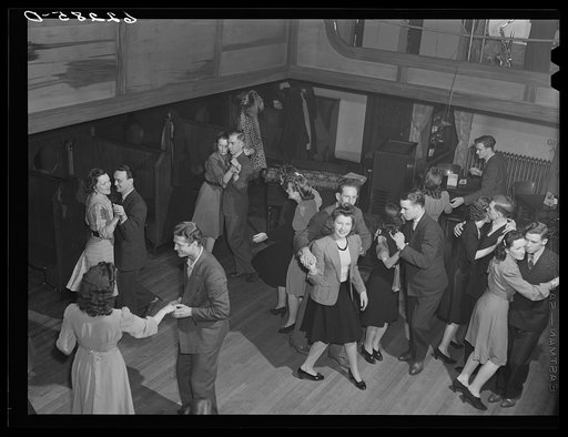 Dance floor. Carlton Nightclub, Ambridge, Pennsylvania