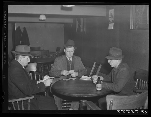 Card game, Catholic Sokol Club. Ambridge, Pennsylvania