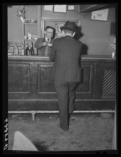 Bar at Catholic Sokol Club. Ambridge, Pennsylvania