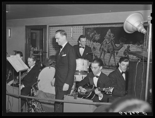 Orchestra at the Carlton Club. Ambridge, Pennsylvania