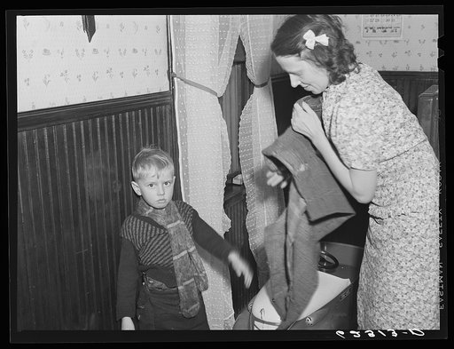 Untitled photo, possibly related to: Steelworker and family. Aliquippa, Pennsylvania