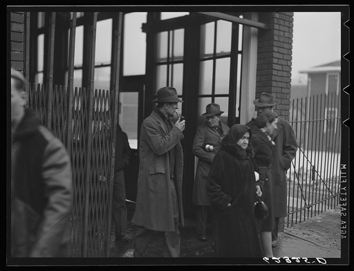Quitting time. National Electric Products Company, Ambridge, Pennsylvania
