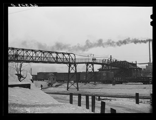 Untitled photo, possibly related to: Railroad workers. Conway, Pennsylvania