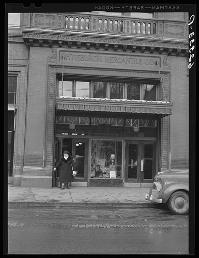 Pittsburgh Mercantile Company. Company store, Jones and Laughlin Steel Company. Aliquippa, Pennsylvania