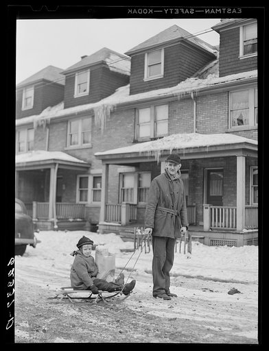 Untitled photo, possibly related to: Steelworker's son. Aliquippa, Pennsylvania