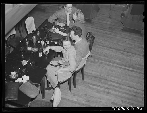 Party at Carlton Nightclub. Ambridge, Pennsylvania