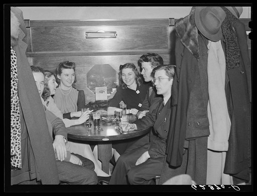 Party at Carlton Nightclub. Ambridge, Pennsylvania