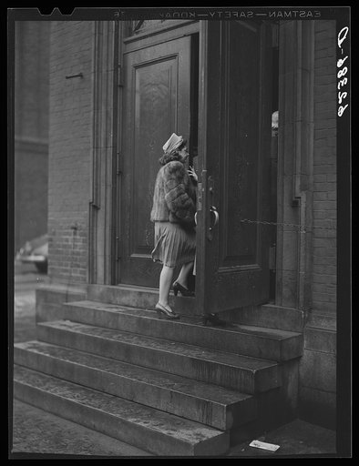 Untitled photo, possibly related to: Going to mass. Pittsburgh, Pennsylvania