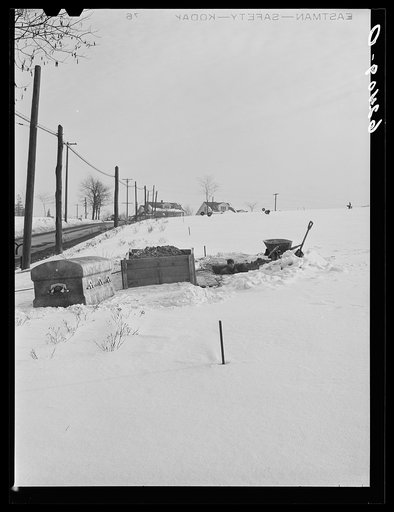 Untitled photo, possibly related to: Gravedigger. Rochester, Pennsylvania