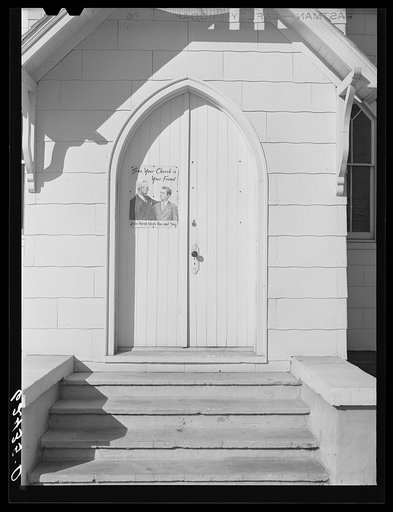 Church door. Seaford, Delaware