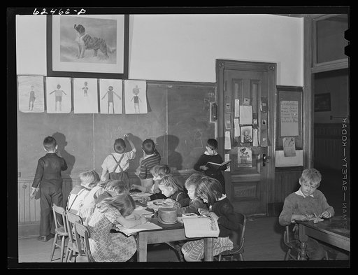 First grade, public school. Norfolk, Virginia