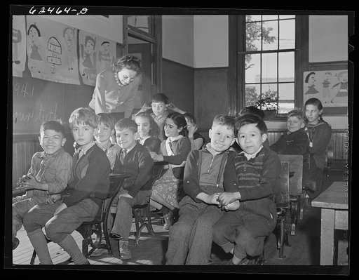 Untitled photo, possibly related to: First grade, public school. Norfolk, Virginia