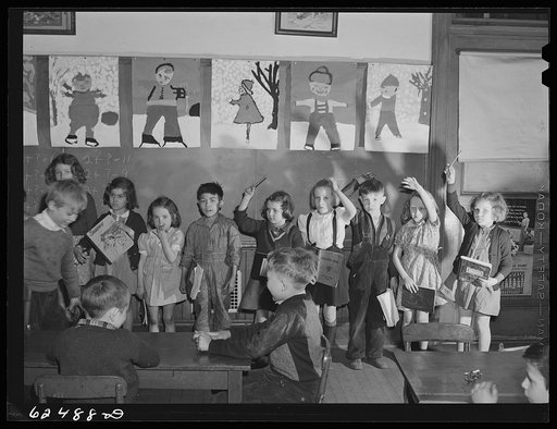 First grade, public school. Norfolk, Virginia