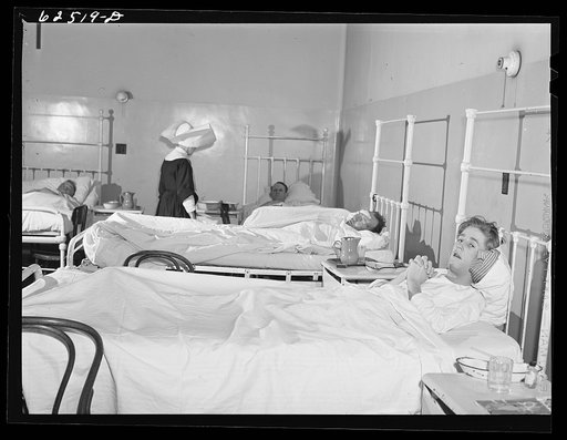 Untitled photo, possibly related to: Charity ward. Saint Vincent's Hospital. Norfolk, Virginia