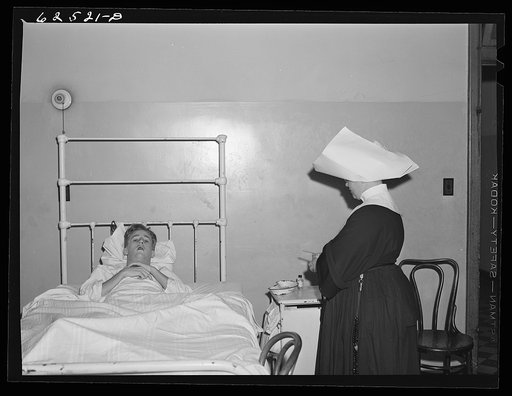 Untitled photo, possibly related to: Charity ward. Saint Vincent's Hospital. Norfolk, Virginia
