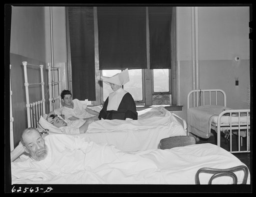 Charity ward. Saint Vincent's Hospital. Norfolk, Virginia