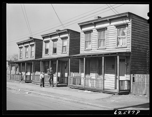Houses occupied by defense workers. Norfolk, Virginia