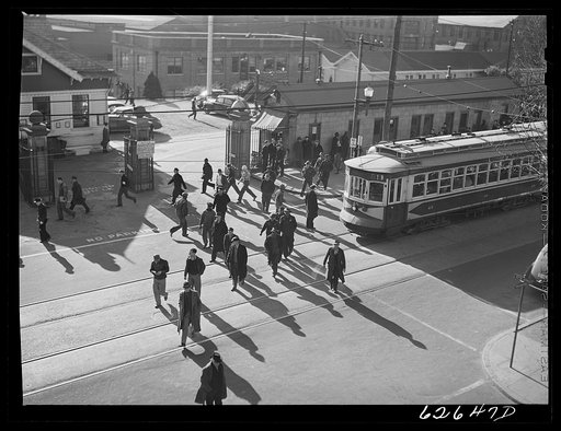 Untitled photo, possibly related to: Shipyards at 4:00 p.m. Newport News, Virginia