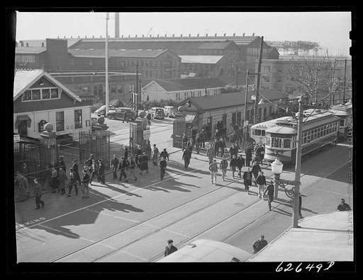 Untitled photo, possibly related to: Shipyards at 4:00 p.m. Newport News, Virginia