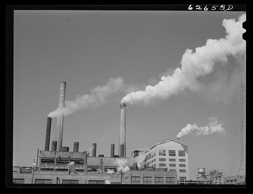 Untitled photo, possibly related to: Paper mill. West Point, Virginia