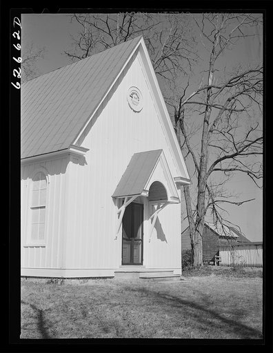 Untitled photo, possibly related to: Episcopal church. King William County, Virginia