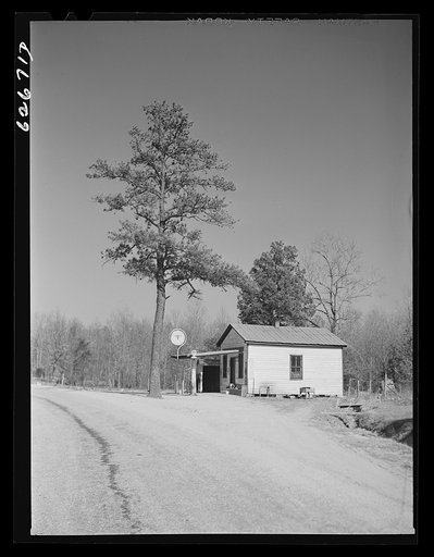 Gas station. King William County, Virginia