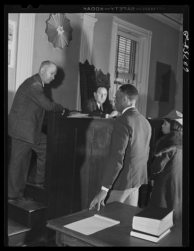 Court day. Rustburg, Virginia
