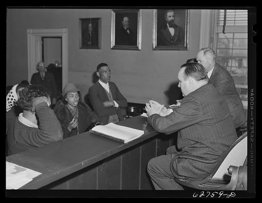 Court day. Rustburg, Virginia