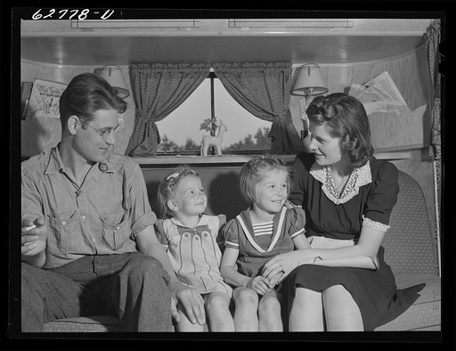 Jack Cutter and family. Have lived in the FSA (Farm Security Administration) trailer camp about two weeks. They came from Indiana for a job in the General Electric Plant. Erie, Pennsylvania